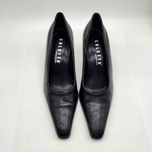 Vintage - Colette Women's Mules Or Kitten Heels Shoes - Size 7 - 20 Years Old